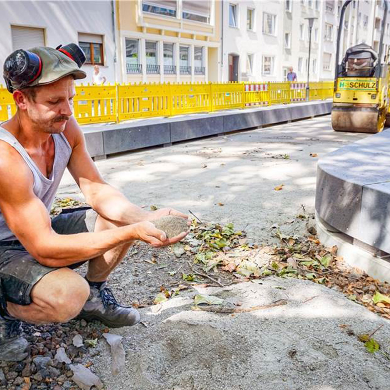 Klimafreundlicher Wegebelag für die Mittelpromenade