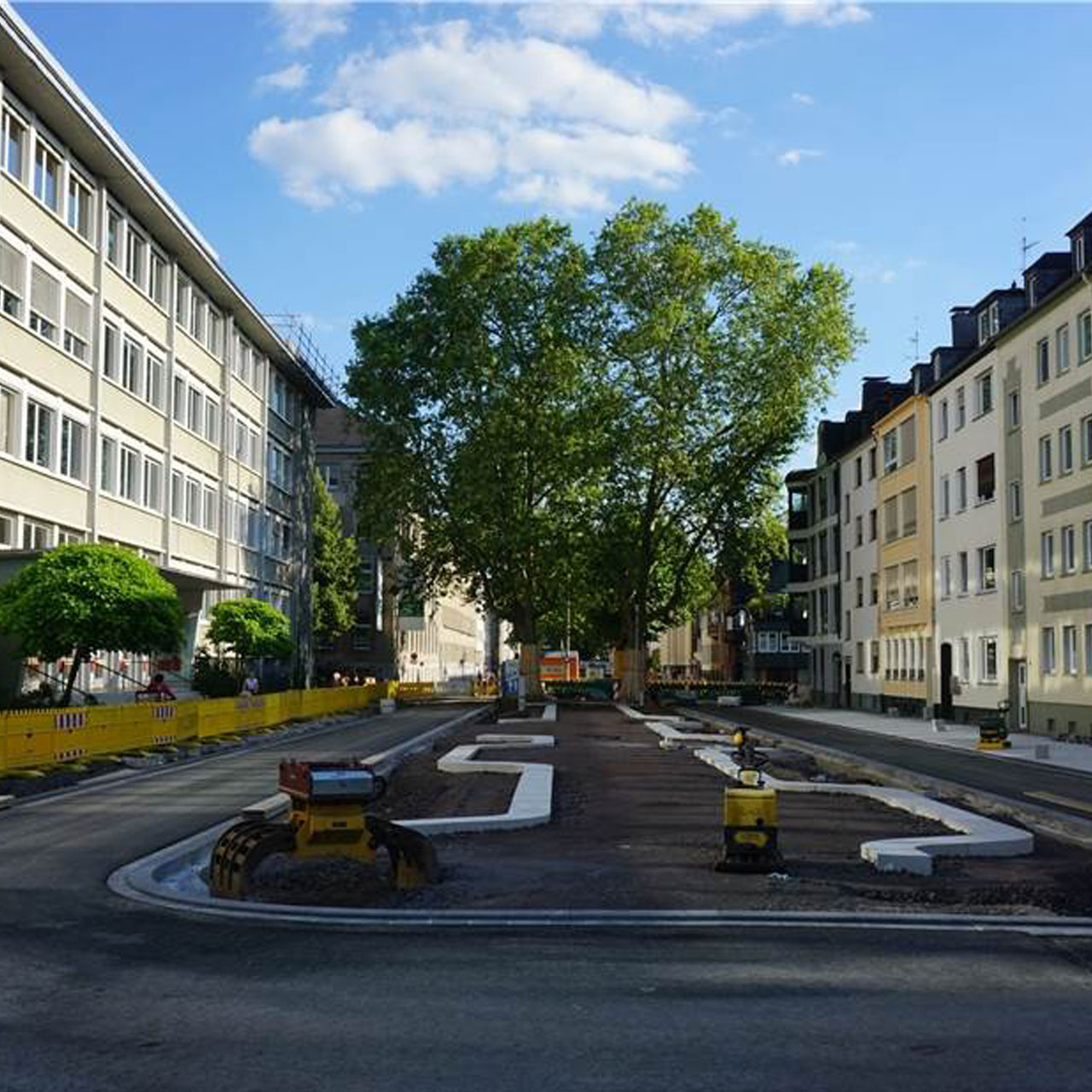 Der Ausbau der Südallee geht stetig voran