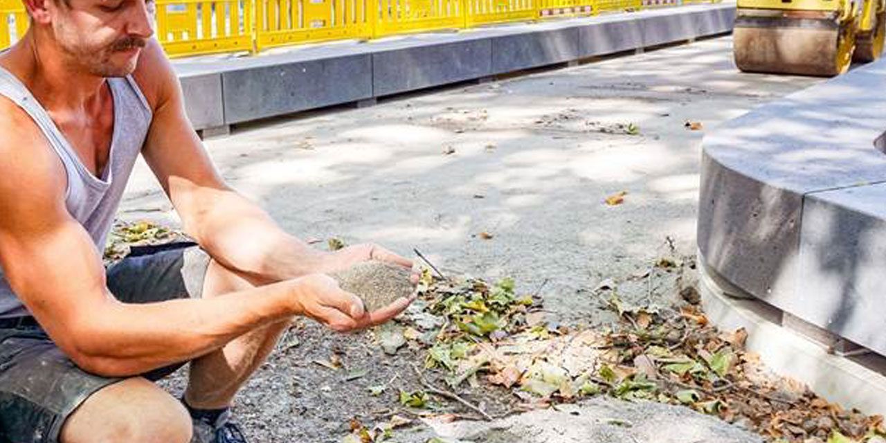 Klimafreundlicher Wegebelag für die Mittelpromenade