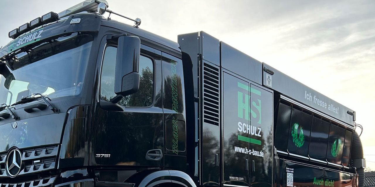 Saugen statt Baggern, unser neuer Saugbagger